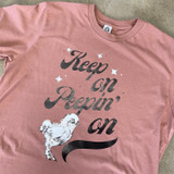 keep on peepin' on t-shirt