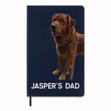 custom dog dad notebook