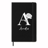 custom monogram moleskine notebook