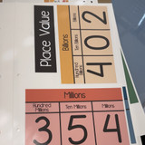 happy camper place value whiteboard clings