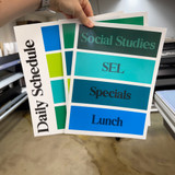 whiteboard schedule