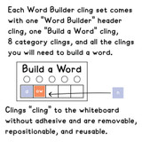 word builder whiteboard manipulatives word builder whiteboard manipulatives