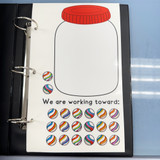 rainbow classroom reward jar