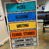 composition print classroom decor