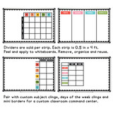 reusable whiteboard cling dividers reusable whiteboard cling dividers