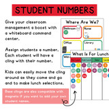 classroom location and lunch tracker