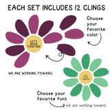 flower classroom behavior tracker display