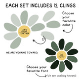 spring flower classroom behavior tracker