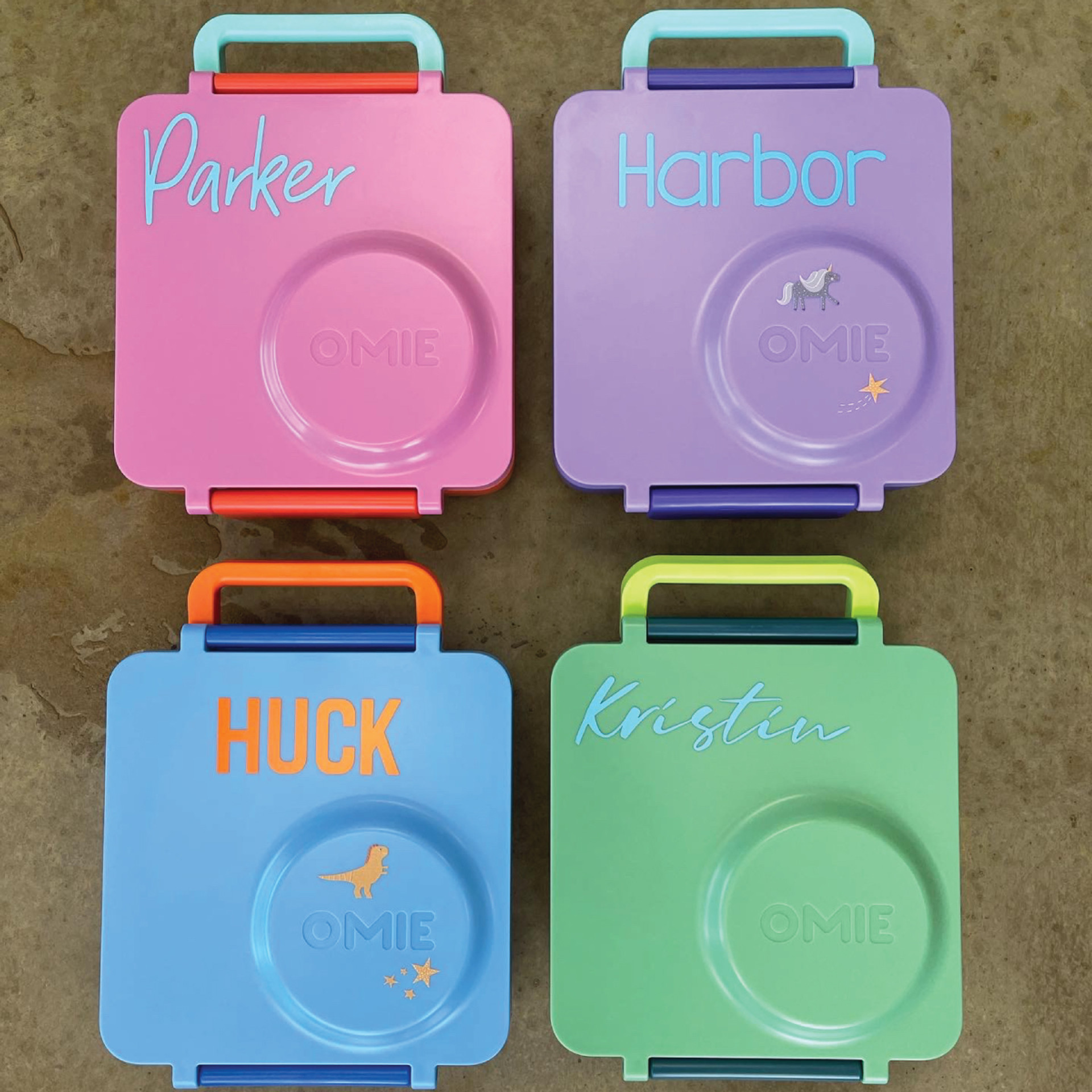 OmieDIP Silicone Dip Containers - Pink & Teal – The Bento Buzz