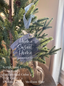 Personalized Acrylic Ornament Personalized Acrylic Ornament