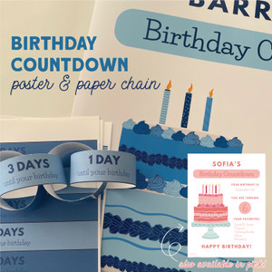birthday countdown poster birthday countdown poster