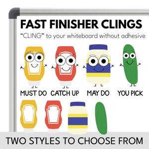 classroom condiment clings classroom condiment clings