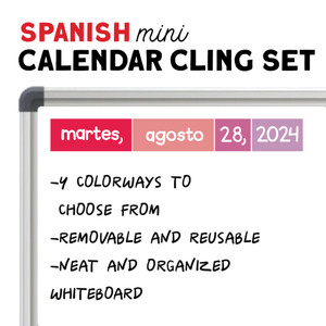 spanish calendar clings spanish calendar clings