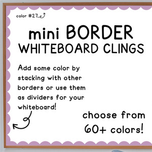 mini scalloped whiteboard reusable borders mini scalloped whiteboard reusable borders