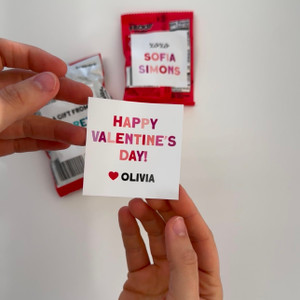 personalized valentine gift labels