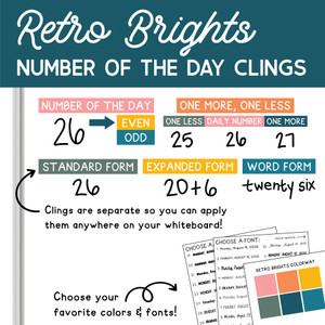 number talk whiteboard display