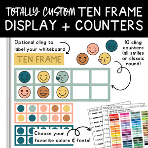 ten frame whiteboard cling ten frame whiteboard cling