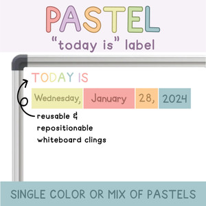 pastel today is whiteboard cling pastel today is whiteboard cling
