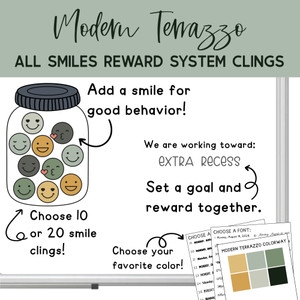 modern terrazzo all smiles jar modern terrazzo all smiles jar