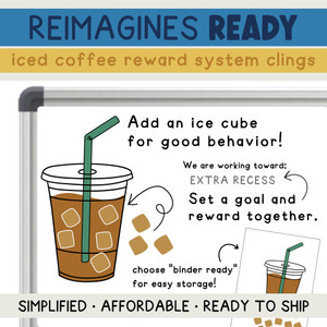 classroom iced coffee behavior chart