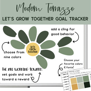 spring classroom goal tracker