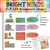 Bright Minds ELA CER bookshelf clings with claim, evidence, reasoning definitions and speech bubbles