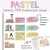 Pastel TEA history framework whiteboard clings