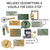 Modern Terrazzo Scientific Method clings with a description and a picture for each step