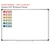 Reimagines Ready Ten Frame Teams clings with six labeled frames shown to scale on a 4x6 foot whiteboard