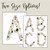 Modern Terrazzo printable letters in two sizes: one letter per page or four letters per page