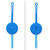 OmiePod front and back, showing the slit for removing utensils