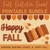 Happy Fall printable bulletin board bundle with borders, bunting, leaves, and Happy Fall text
