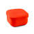 Red OmieSnack silicone snack container