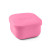 Pink OmieSnack silicone snack container