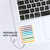 What Makes a Teacher sticker on a laptop, personalized with a name