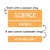 Science subject header cling with Agenda and Vocabulary subheader clings