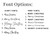 Ornament font options: five script fonts and six print fonts