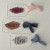 Acrylic gift tags with names in print and script