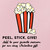 Popcorn Valentine design shown on a popcorn bucket for an easy class gift
