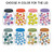 Totally Custom All Smiles incentive jars showing the lid color choices