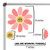 Let's Grow Together sizes: 8-inch flower, 2-inch petals, 1.8-inch center, 7-inch goal cling