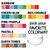 Counter colorway choices: rainbow, green and blue, red and orange, pink and purple, pastels, and earth tones