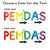 PEMDAS order of operations whiteboard clings with white or black text