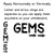 GEMS order of operations whiteboard clings applied across or down the whiteboard