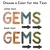 GEMS order of operations whiteboard clings with white or black text
