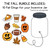 The 10 fall incentive clings beside an empty incentive jar cling, which is sold separately