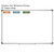 Happy Camper gingham subject clings on a 4x6 classroom whiteboard