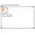 Pastel block calendar clings shown to scale on a 4x6 classroom whiteboard