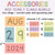 Pastel block calendar year cling add-on with numbered color choices