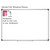Pink and Purple block calendar clings shown to scale on a 4x6 classroom whiteboard